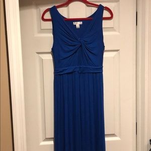 Motherhood maternity brand new royal blue maxi